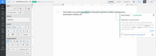 Zoho-writer