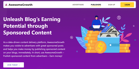 20 Best Websites to Get Sponsored Posts for Your Blog 13 AwesomeGrowth