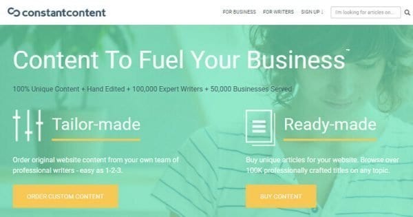 20 Best Websites to Get Sponsored Posts for Your Blog 9 Constant-Content