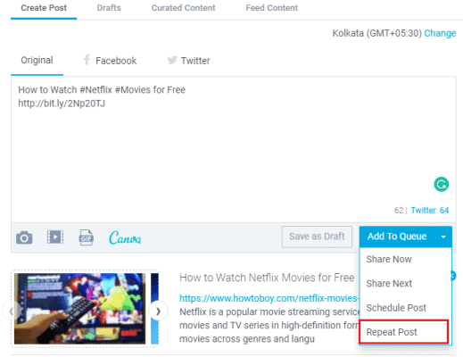 How to Post Recurring Tweets on Twitter (7 Ways) 3 SocialPilot