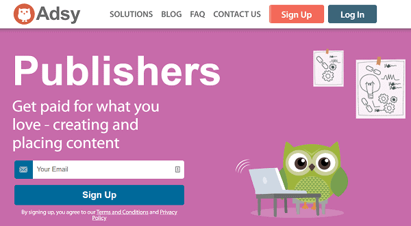 20 Best Websites to Get Sponsored Posts for Your Blog 4 adsy