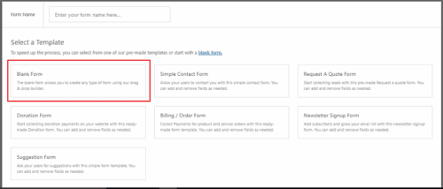 WPForms Review: Is This the Best Form Builder for WordPress? 1 WPForms templates
