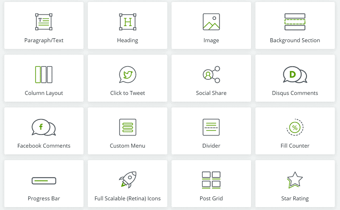 Thrive architect features
