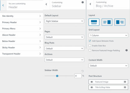 Customize Astra theme