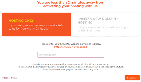 WPX Hosting signup WPX Hosting signup