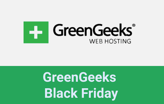 GreenGeeks Black Friday