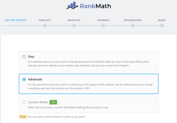 RankMath SEO installation
