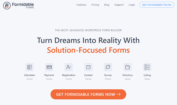10 Best File Upload Plugins for WordPress Websites 2 formidable-forms