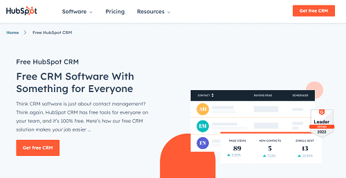 13 Best SaaS Tools for Businesses That Want to Stay Ahead of Competitors 1 HubSpot-CRM