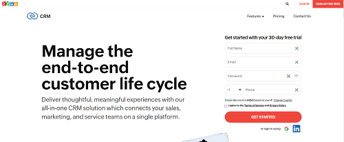 13 Best SaaS Tools for Businesses That Want to Stay Ahead of Competitors 3 Zoho-CRM