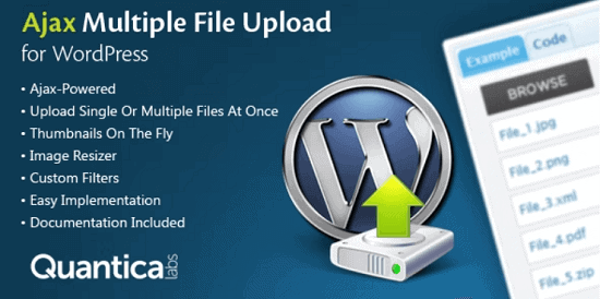 10 Best File Upload Plugins for WordPress Websites 6 Ajax Multi Upload for WordPress
