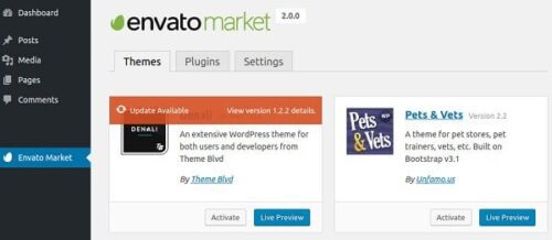 envato market plugin