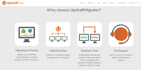 UpdraftPlus Migrator