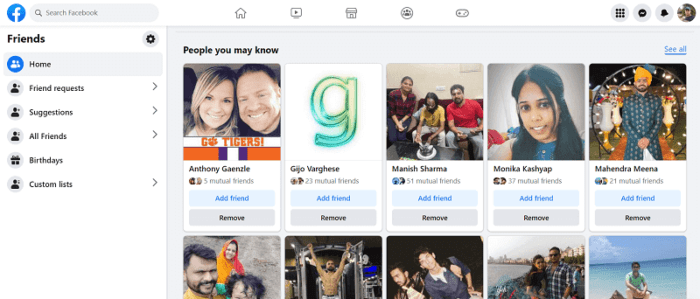 How to Cancel a Sent Friend Request on Facebook 4 cancel facebook friend requests