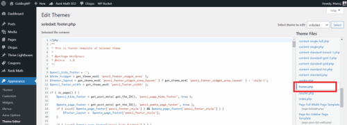 How to Edit Footer in WordPress (Step by Step) 2 Footer edit wordpress