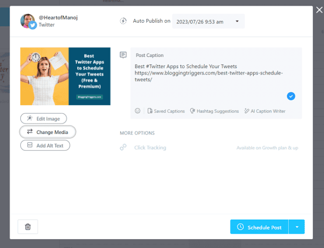 13 Best Twitter (X) Apps to Schedule Your Tweets (Free and Premium) 10 Later schedule