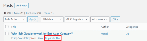 How to Duplicate a WordPress Page or Post in a Single Click (3 Ways) 8 Duplicate WordPress
