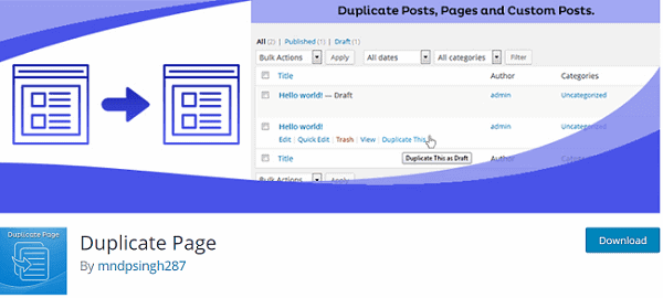 How to Duplicate a WordPress Page or Post in a Single Click (3 Ways) 7 Duplicate page
