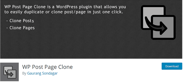 How to Duplicate a WordPress Page or Post in a Single Click (3 Ways) 10 page clone wordpress