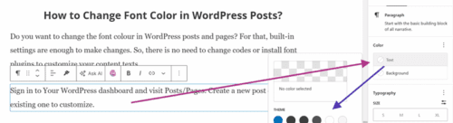 Change fornt colour wordpress Change fornt colour wordpress