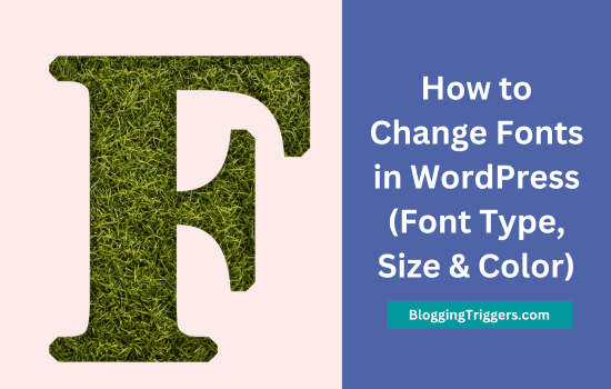 How to Change Fonts in WordPress