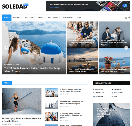 Soledad Theme Review: Why It’s One of the Most Popular WordPress Themes? 1 Soledad theme demo