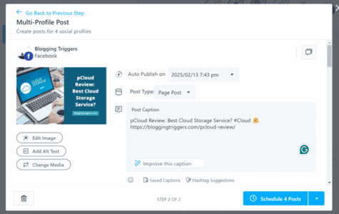 Later publish Later publish