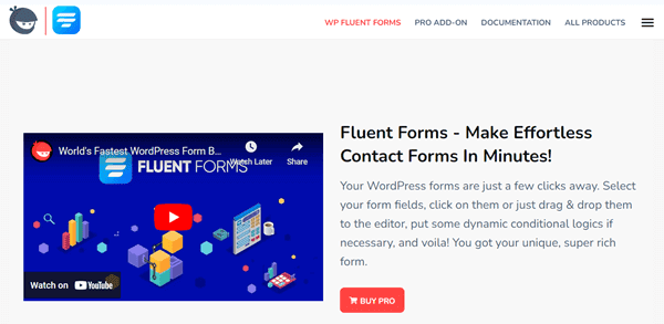 7 Best Contact Forms To Use With Mailchimp 6 WP Fluent Forms