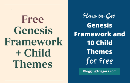 Free Genesis Framework and 10 Child Themes