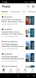 SocialPilot mobile app