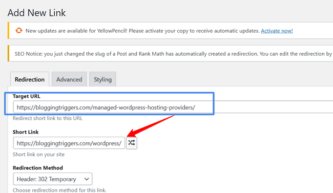 Add Link ‹ Blogging Triggers — WordPress Add Link ‹ Blogging Triggers — WordPress