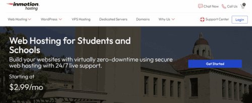 Inmotion student hosting Inmotion student hosting