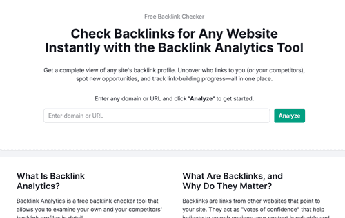 backlink analytics backlink analytics
