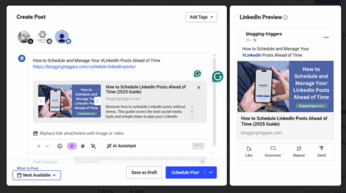 Buffer dashboard Buffer dashboard