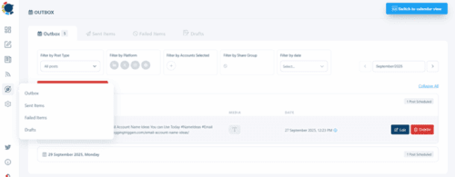 Circleboom manage posts Circleboom manage posts