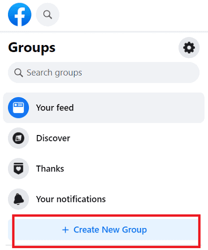 create facebook groups