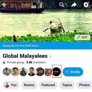 delete facebook groups ios
