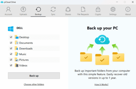 pCloud backup pCloud backup