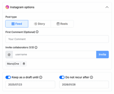 Recurpost social media Recurpost social media