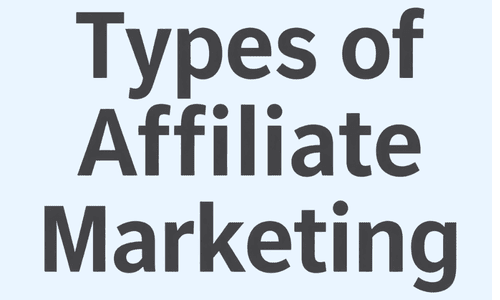 Types of Affiliate Marketing