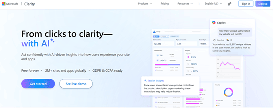 Microsoft Clarity Microsoft Clarity