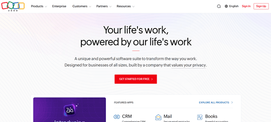 Zoho crm Zoho crm